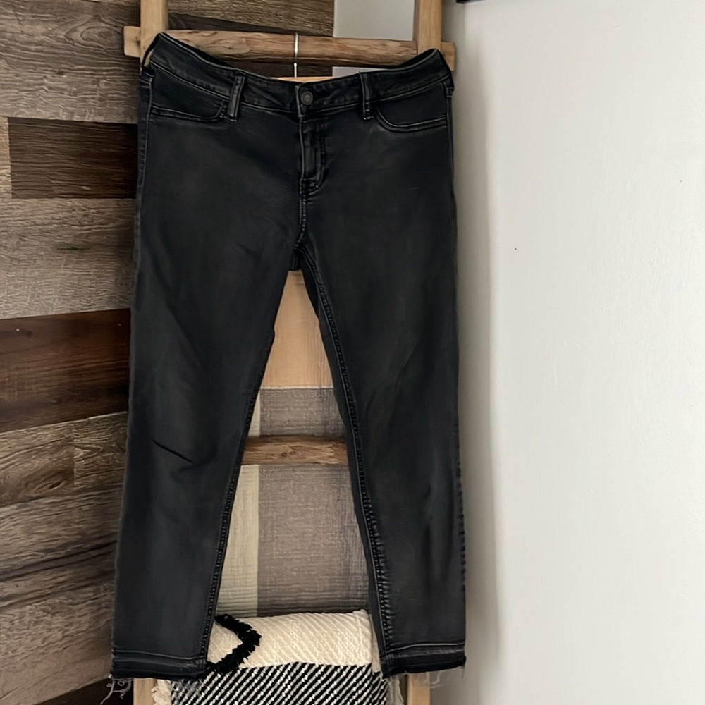 Hollister Washed Black Jeggings